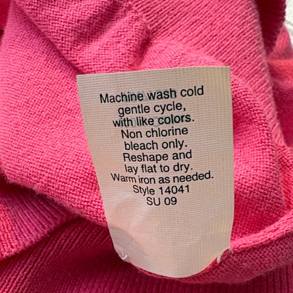 J. Crew Vibrant Pink Cardigan Sweater - Picture 8 of 8